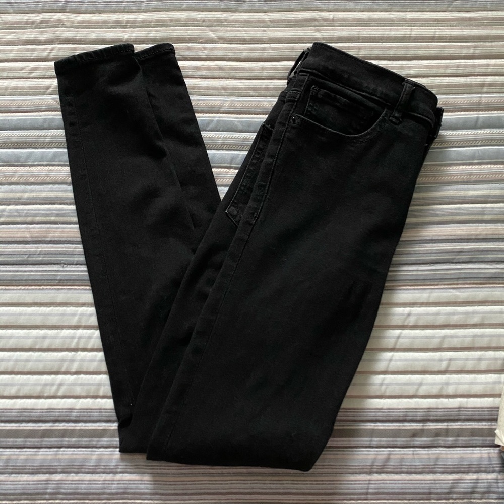 Express- High Waisted Black Wash- Size R2